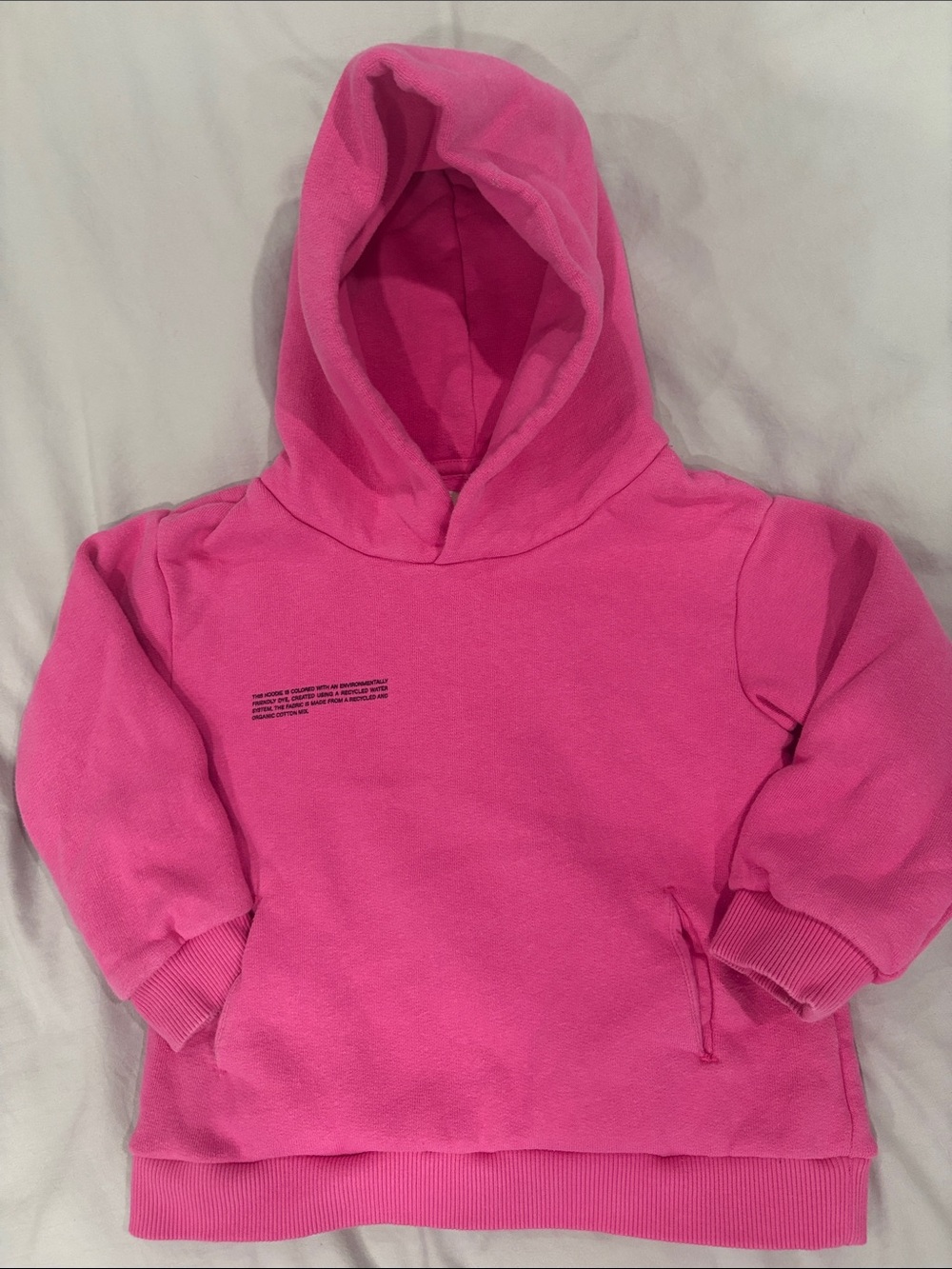 Pangaia Kids Bright Pink Pullover Hoodie